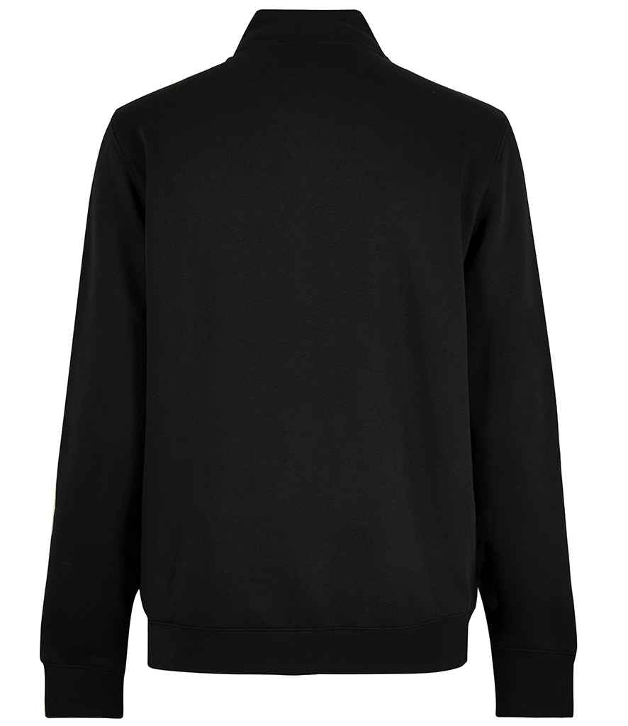 Kustom Kit Regular Fit Quilted Full Zip Sweat Jacket - Black