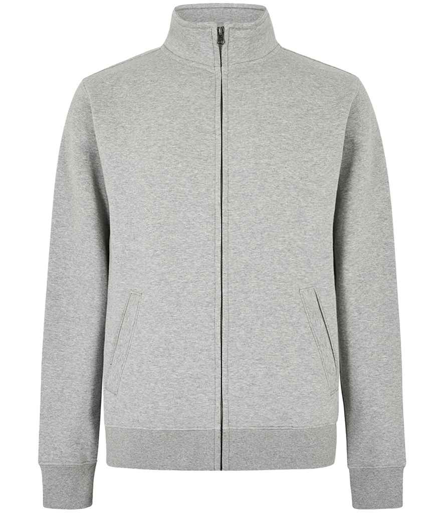 Kustom Kit Sweat Jacket - Heather Grey