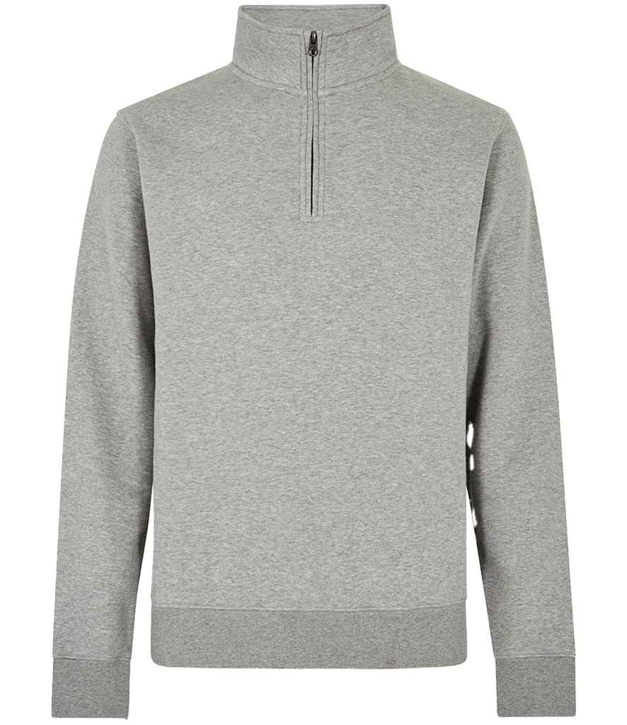 Kustom Kit 1/4 Zip Sweatshirt - Heather Grey