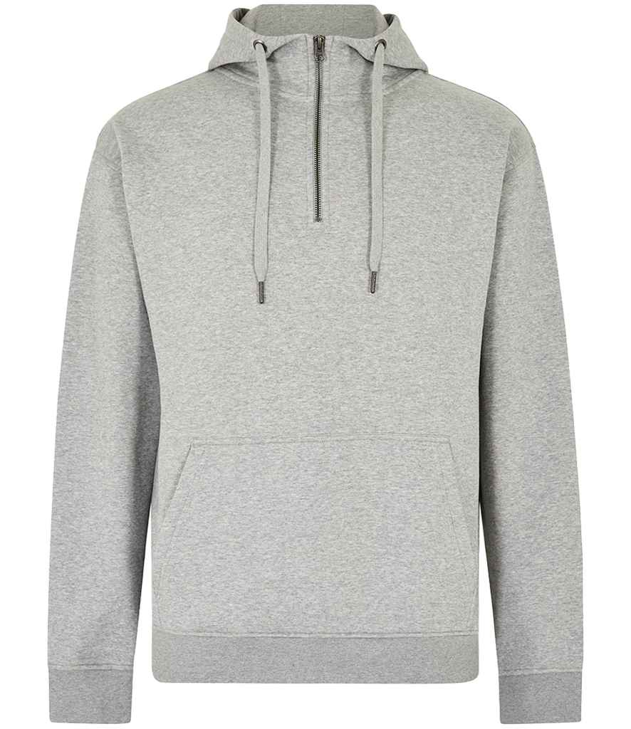 Kustom Kit 1/4 Zip Hoodie - Heather Grey