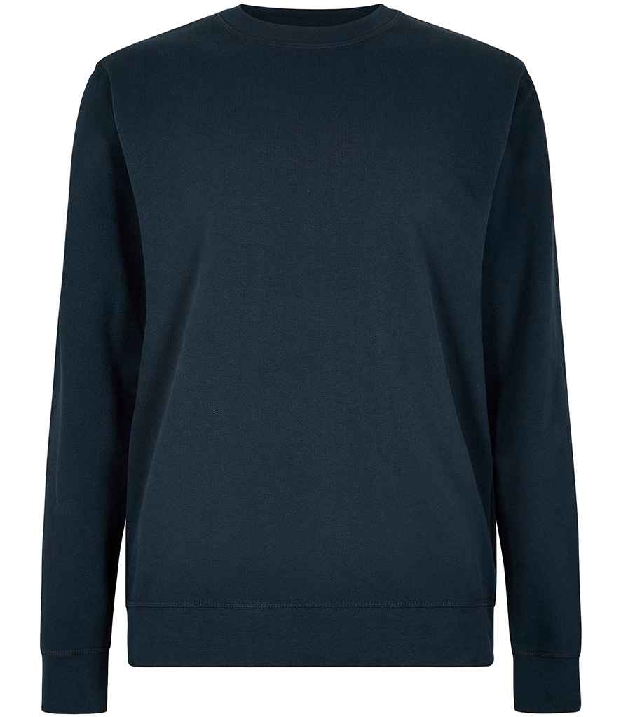 Kustom Kit Regular Fit Piqué Sweatshirt - Navy