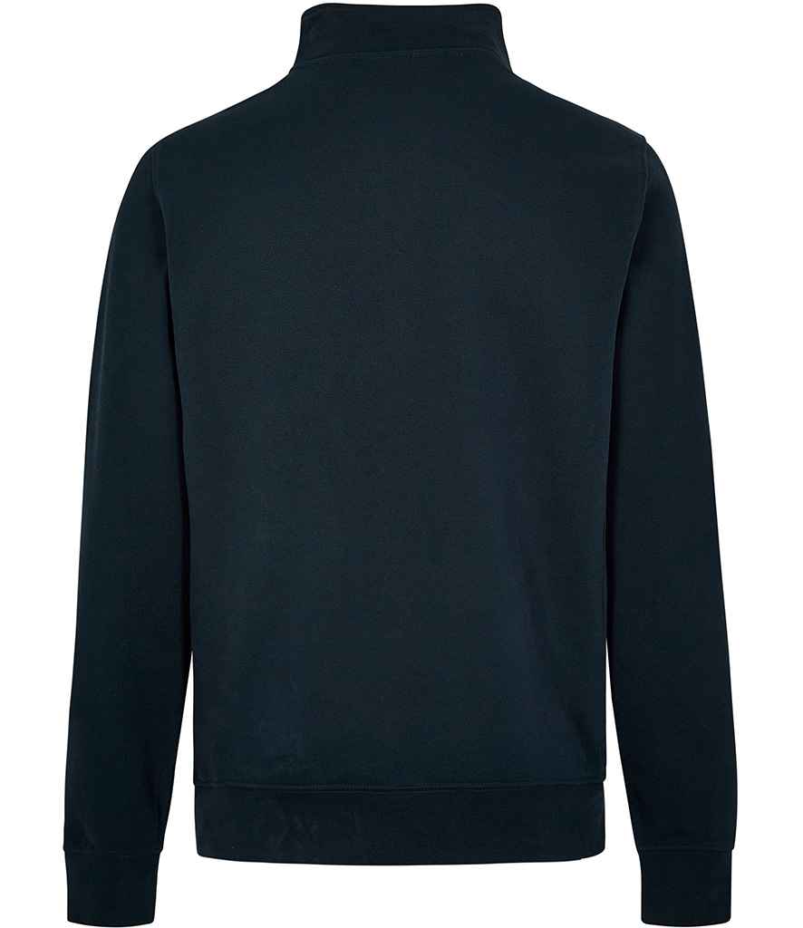 Kustom Kit Regular Fit 1/4 Zip Piqué Sweatshirt - Navy