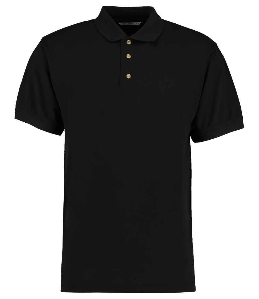 Kustom Kit Workwear Piqué Polo Shirt - Black