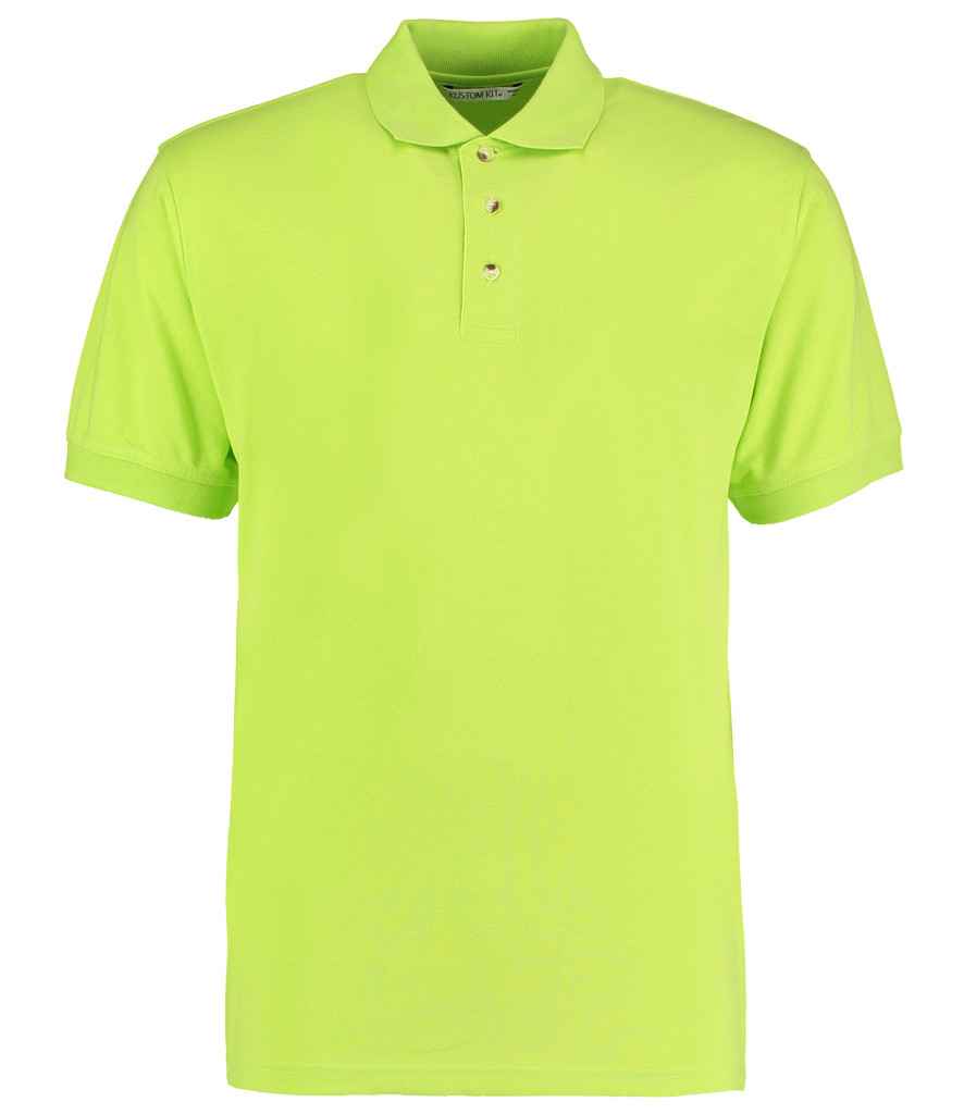 Kustom Kit Workwear Piqué Polo Shirt - Lime Green