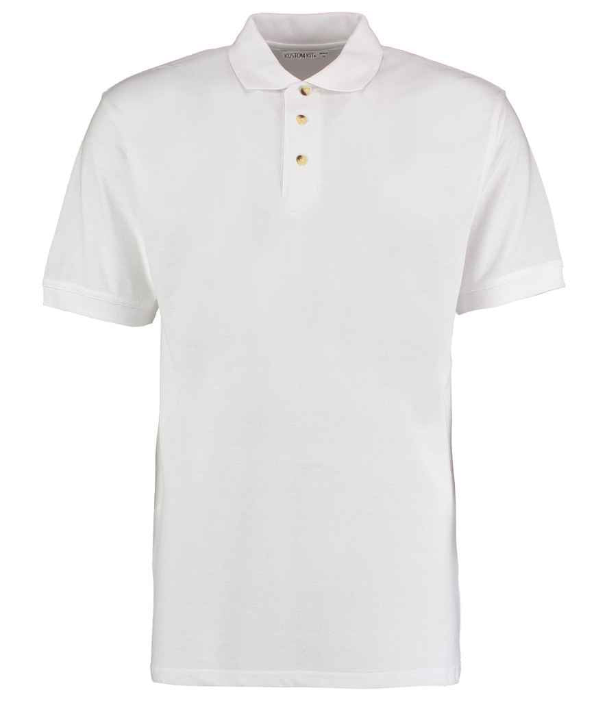 Kustom Kit Workwear Piqué Polo Shirt - White