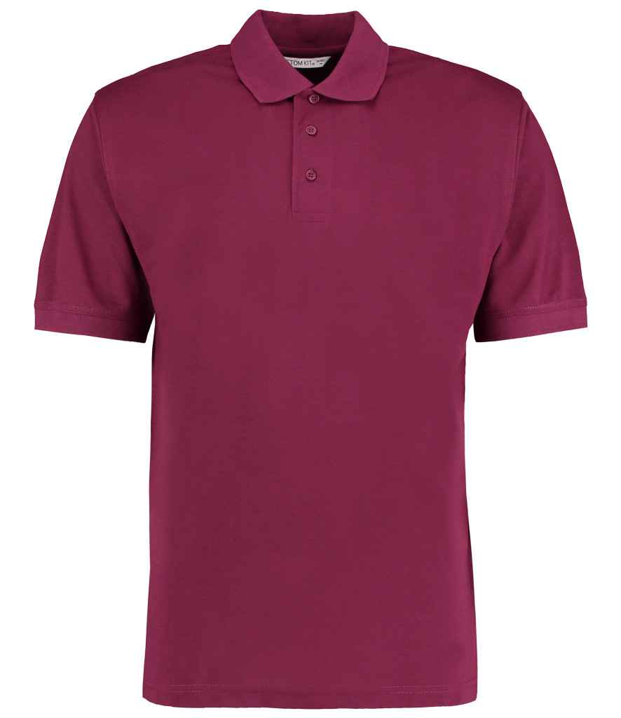 Kustom Kit Klassic Poly/Cotton Piqué Polo Shirt - Burgundy