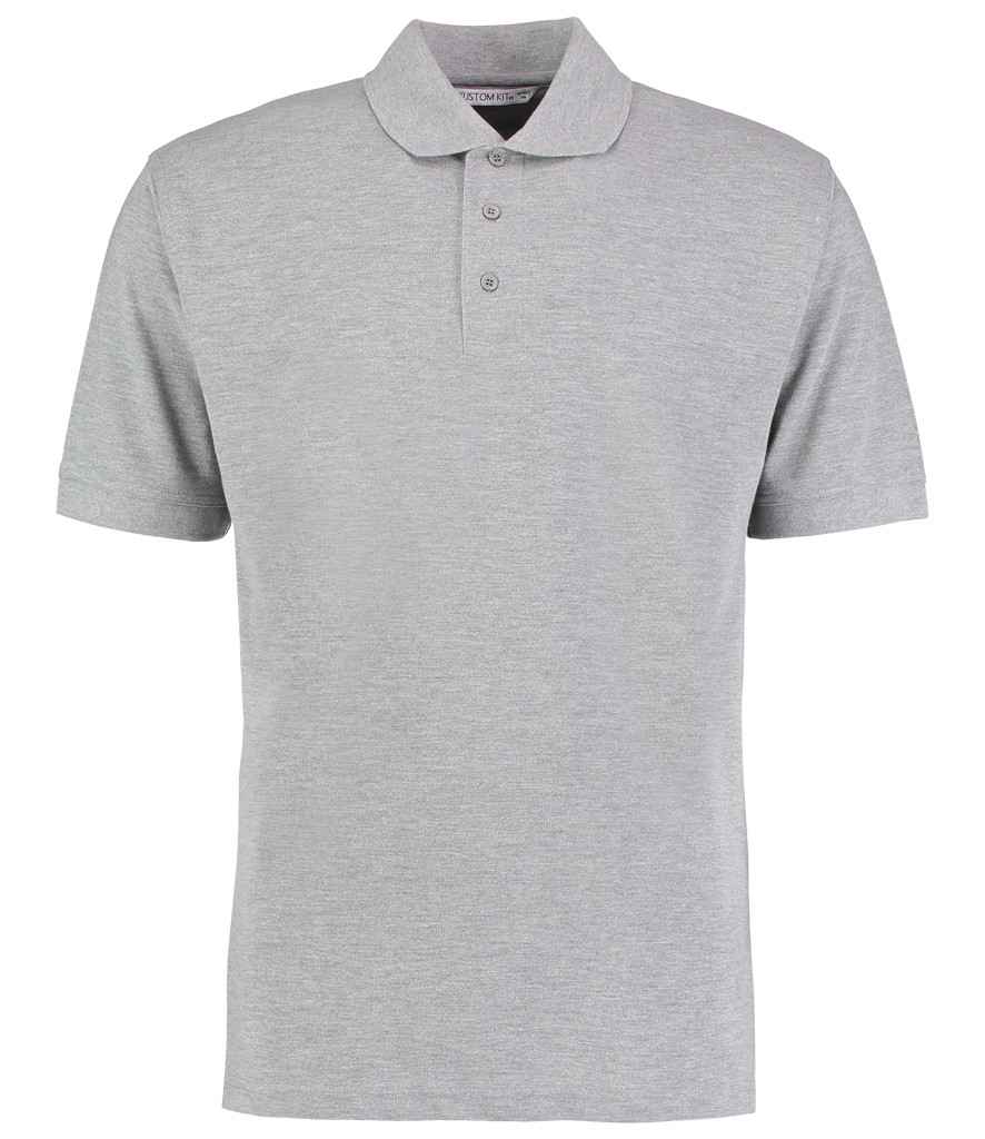 Kustom Kit Klassic Poly/Cotton Piqué Polo Shirt - Heather Grey