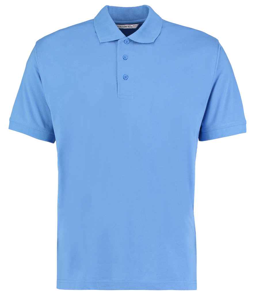 Kustom Kit Klassic Poly/Cotton Piqué Polo Shirt - Mid Blue
