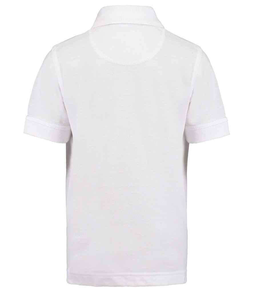 Kustom Kit Kids Klassic Poly/Cotton Piqué Polo Shirt - White