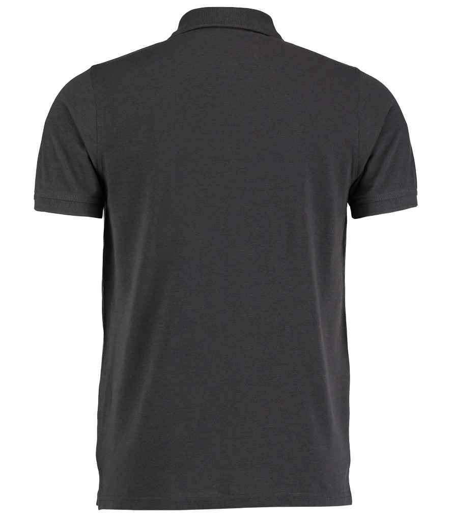 Kustom Kit Klassic Heavy Slim Fit Piqué Polo Shirt - Graphite Grey