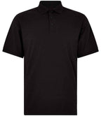 Kustom Kit Regular Fit Superwash® 60°C Jersey Polo Shirt - Black