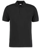 Kustom Kit Klassic Slim Fit Poly/Cotton Piqué Polo Shirt - Black