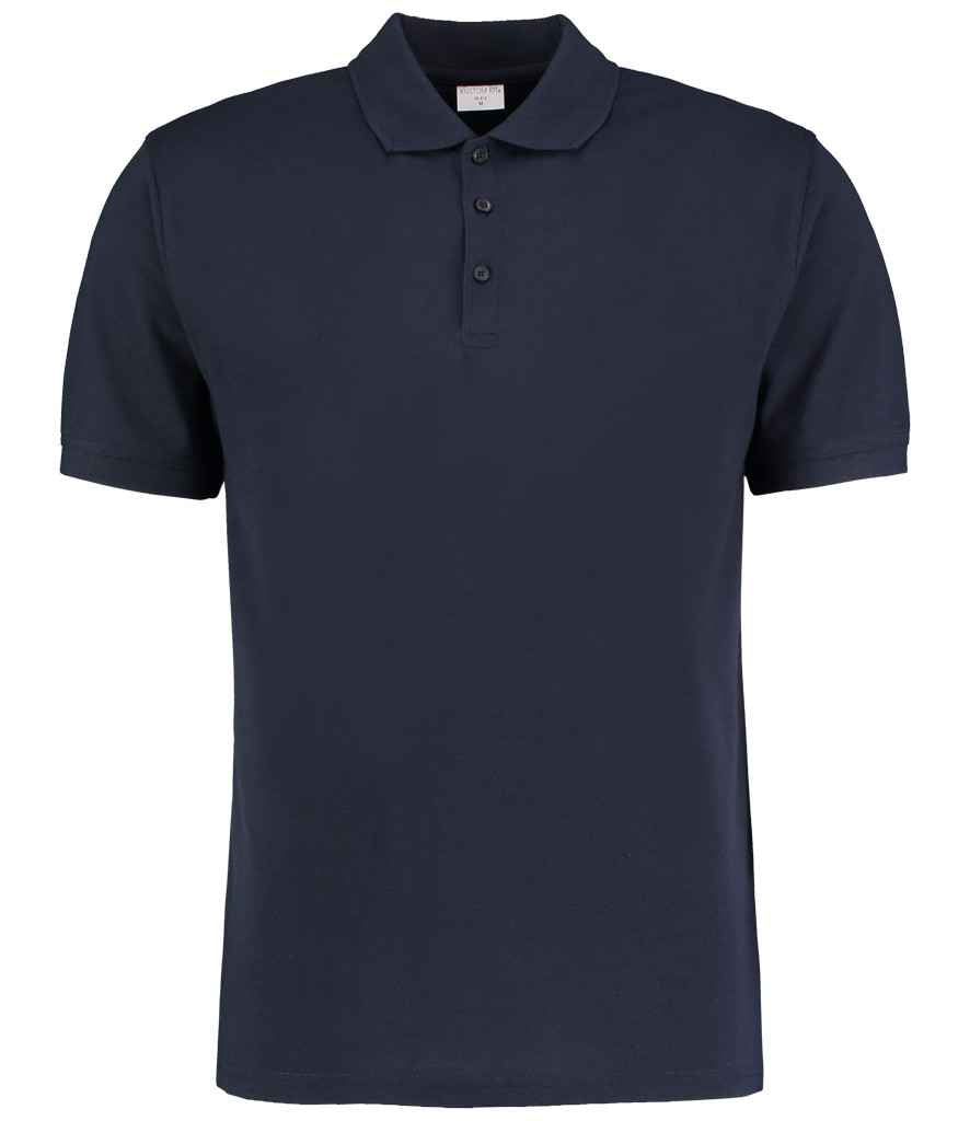 Kustom Kit Klassic Slim Fit Poly/Cotton Piqué Polo Shirt - Navy