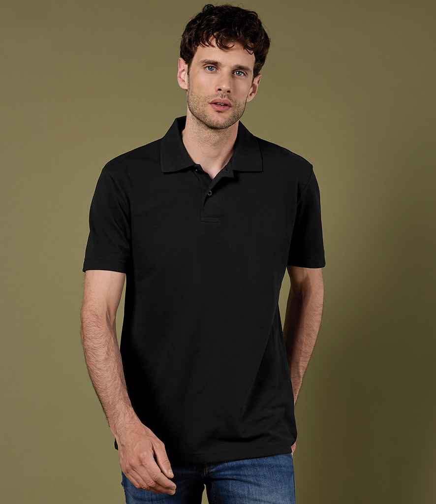Kustom Kit Regular Fit Workforce Piqué Polo Shirt - Black