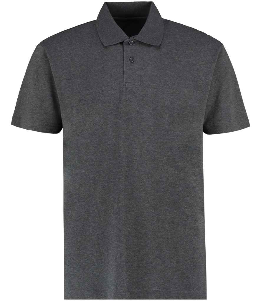 Kustom Kit Regular Fit Workforce Piqué Polo Shirt - Dark Grey Marl