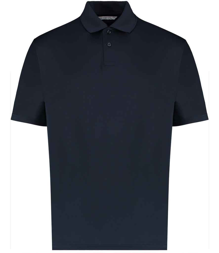 Kustom Kit Regular Fit Cooltex® Plus Superwash® 60°C Piqué Polo Shirt - Navy