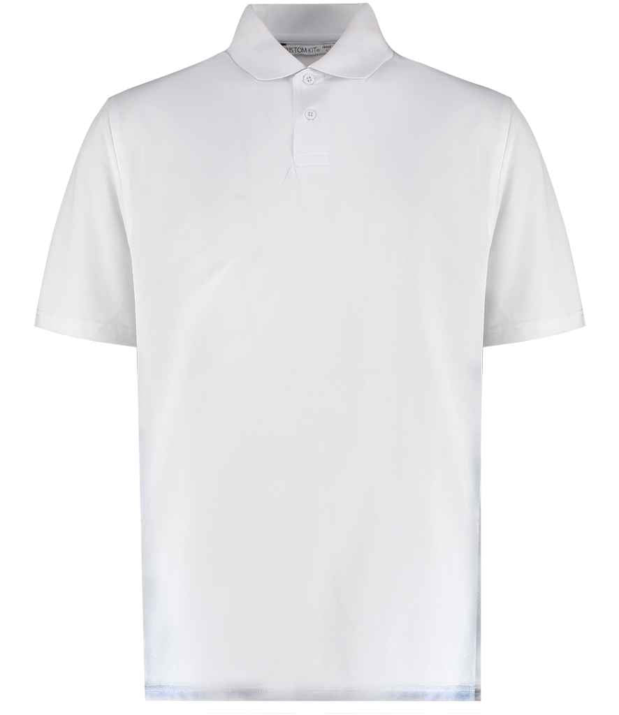 Kustom Kit Regular Fit Cooltex® Plus Superwash® 60°C Piqué Polo Shirt - White