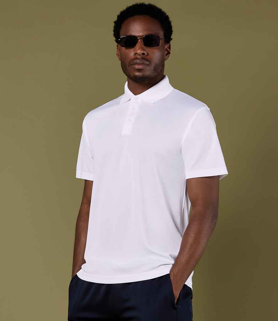 Kustom Kit Cooltex® Plus Micro Mesh Polo Shirt - White