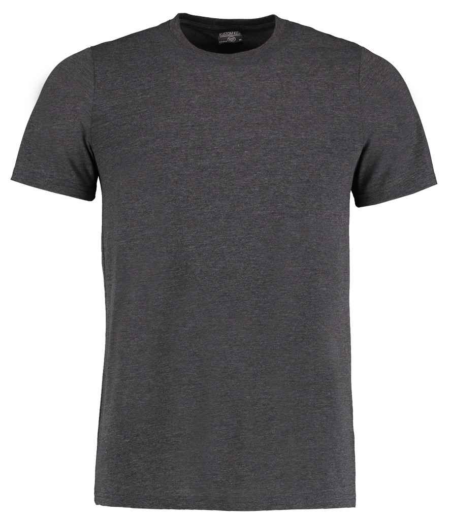 Kustom Kit Superwash® 60°C T-Shirt - Dark Grey Marl
