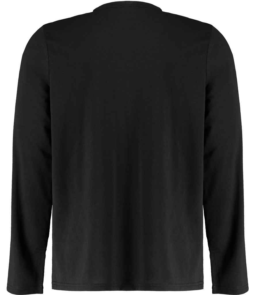 Kustom Kit Long Sleeve Fashion Fit Superwash® 60°C T-Shirt - Black