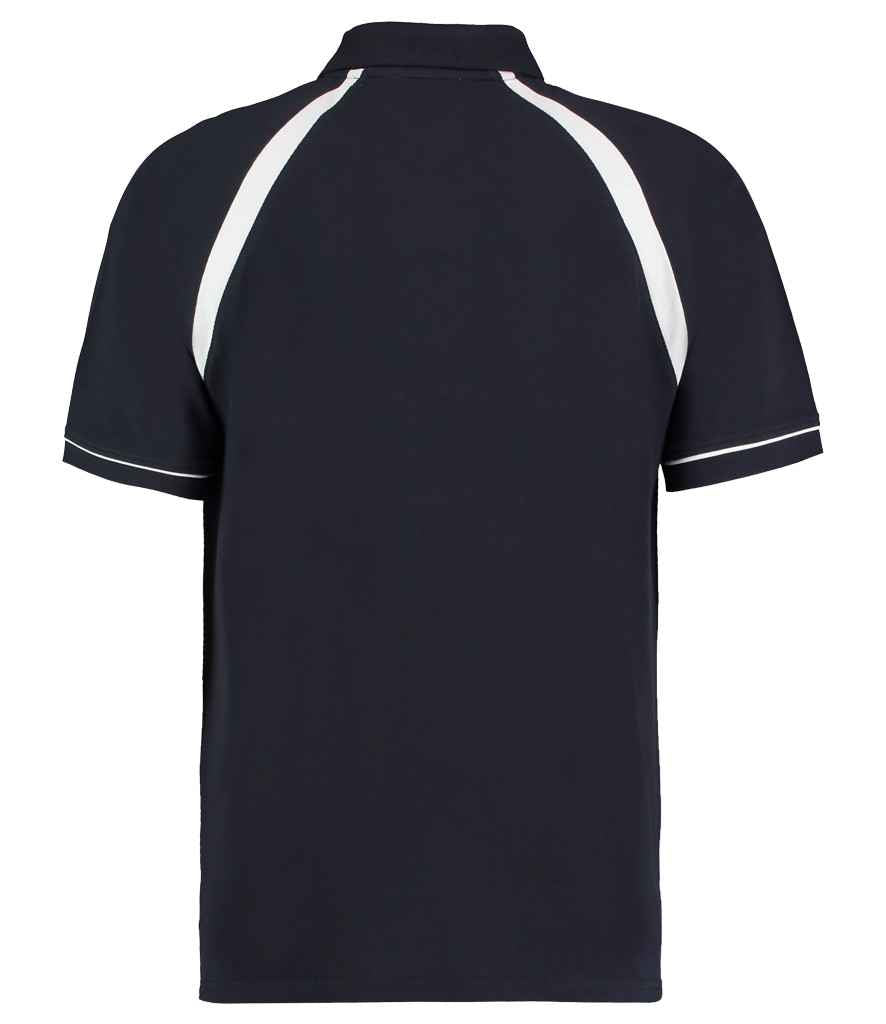 Kustom Kit Oak Hill Cotton Piqué Polo Shirt - Navy/White