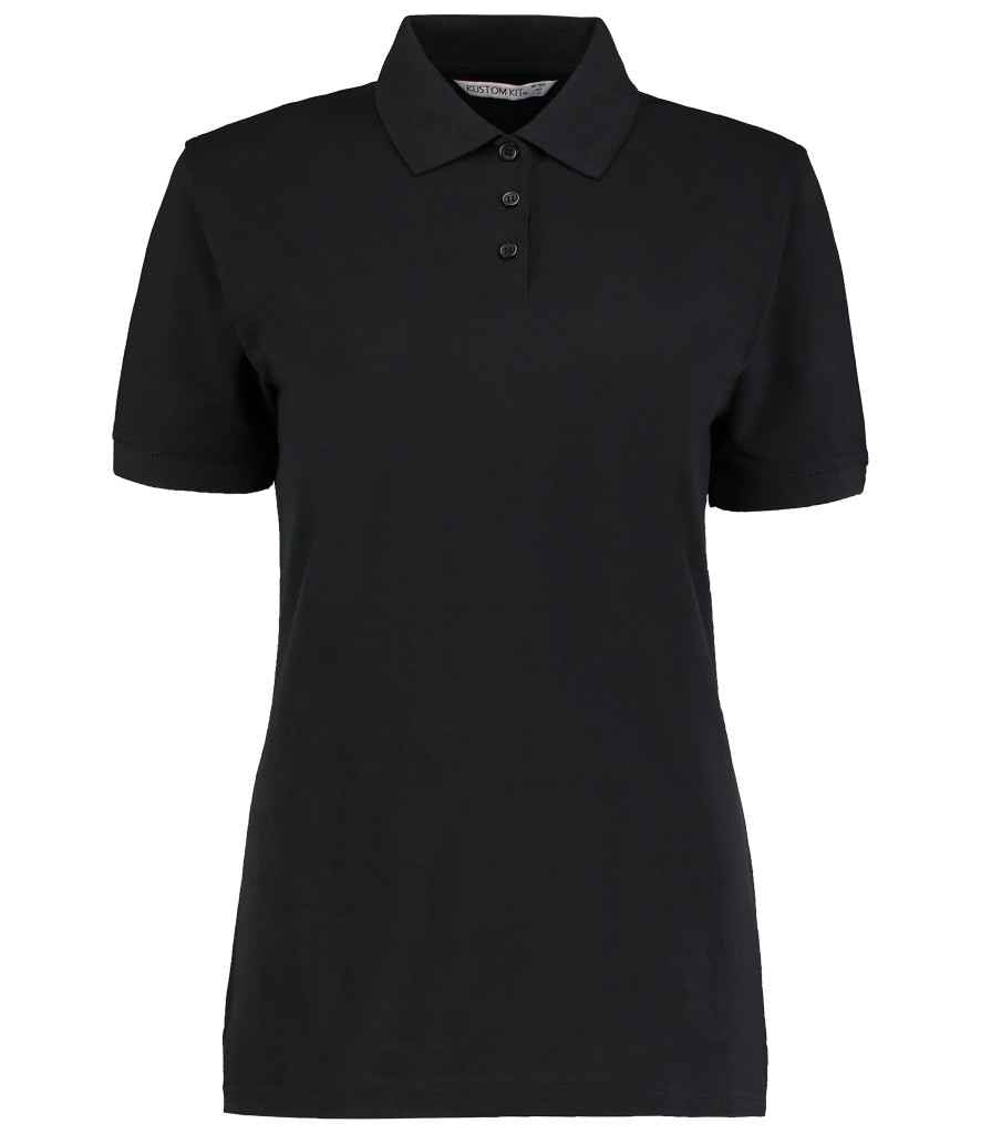 Kustom Kit Ladies Klassic Poly/Cotton Piqué Polo Shirt - Black