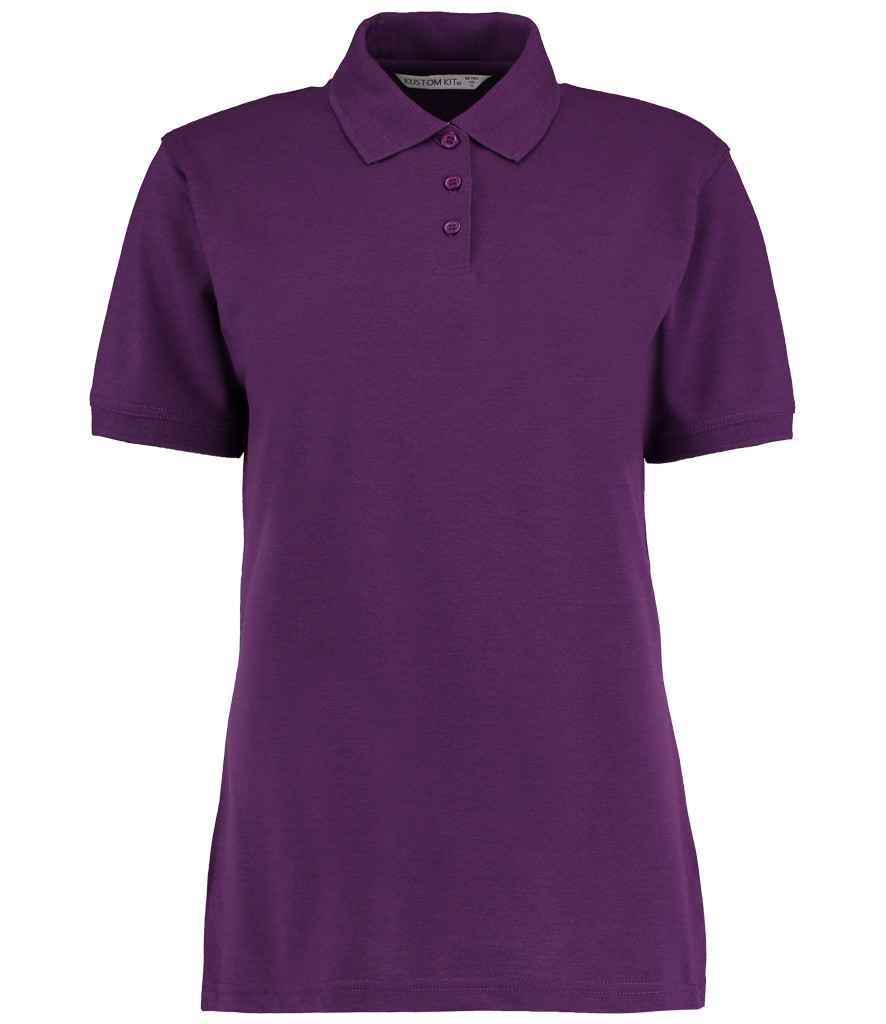 Kustom Kit Ladies Klassic Poly/Cotton Piqué Polo Shirt - Dark Purple