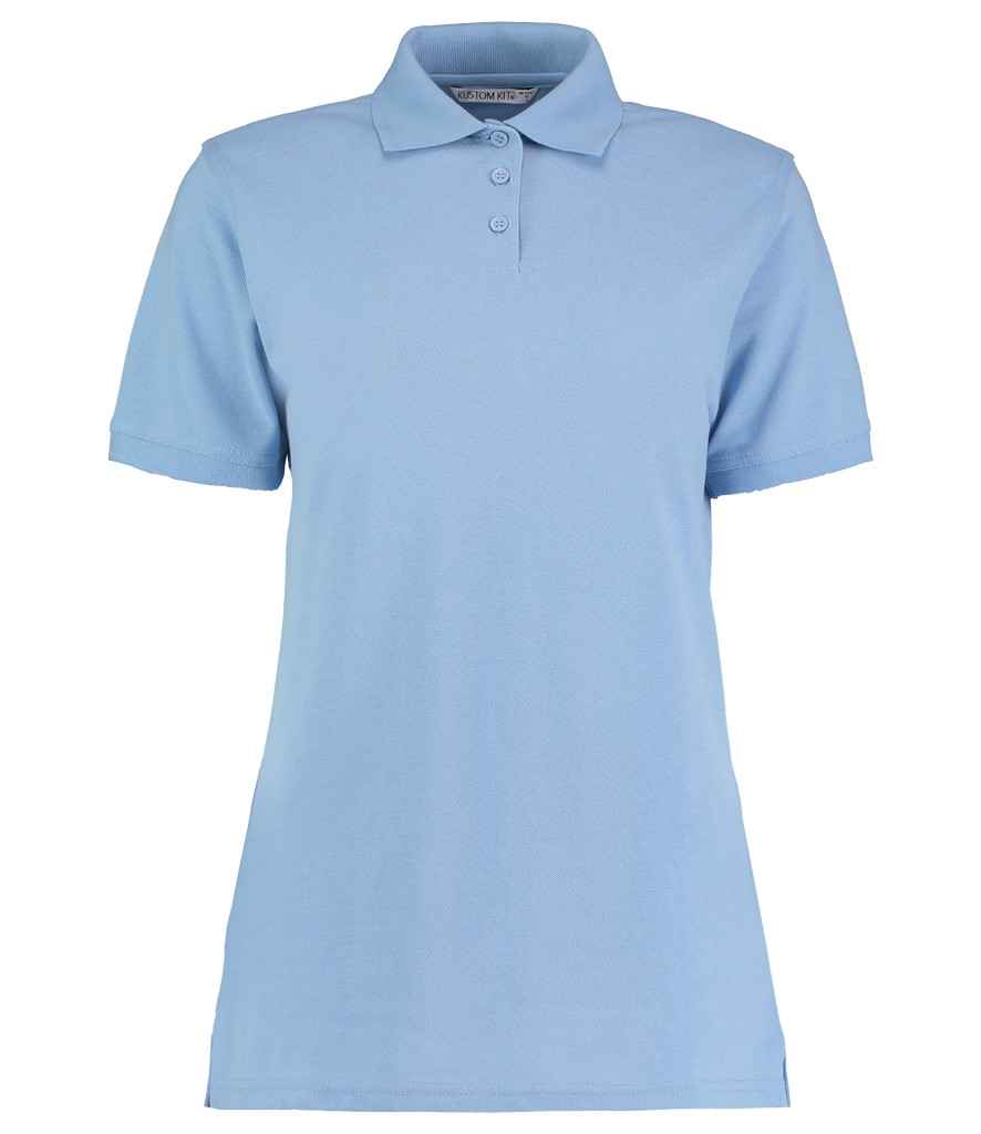 Kustom Kit Ladies Klassic Poly/Cotton Piqué Polo Shirt - Light Blue