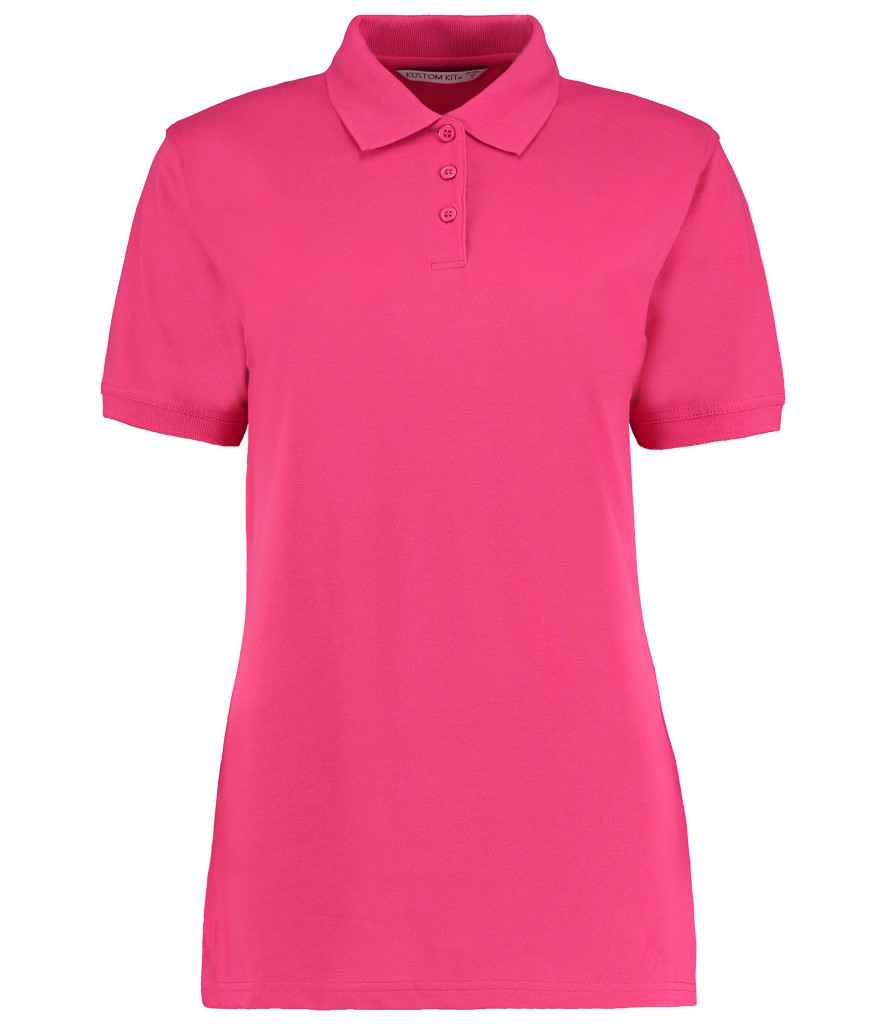 Kustom Kit Ladies Klassic Poly/Cotton Piqué Polo Shirt - Raspberry