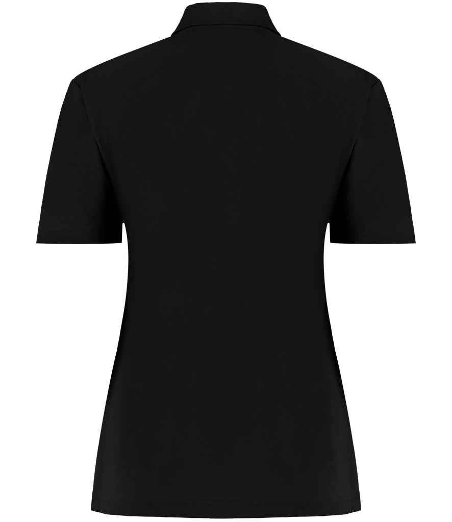 Kustom Kit Ladies Regular Fit Workforce Piqué Polo Shirt - Black