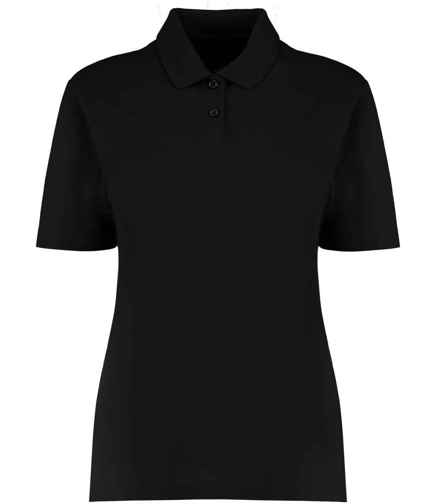 Kustom Kit Ladies Regular Fit Workforce Piqué Polo Shirt - Black