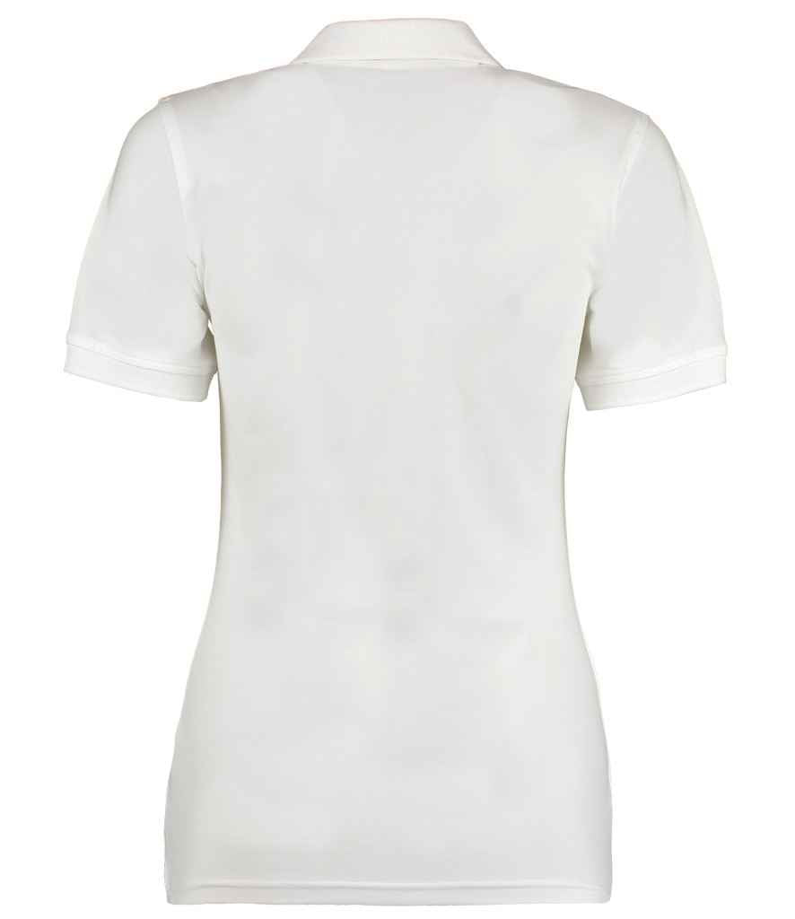 Kustom Kit Sophia Comfortec® V Neck Polo Shirt - White