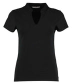 Kustom Kit Ladies V Neck Corporate Top - Black