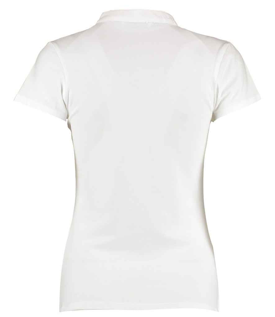 Kustom Kit Ladies V Neck Corporate Top - White