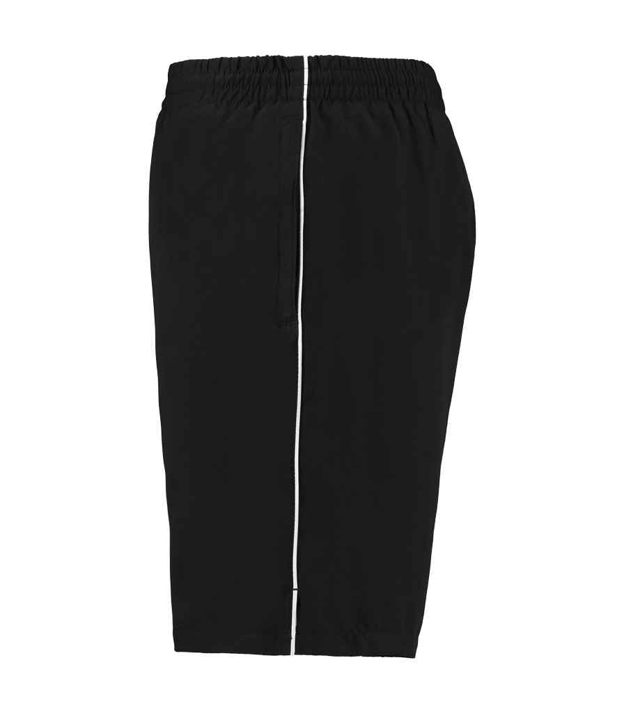 Kustom Kit Track Shorts - Black/White