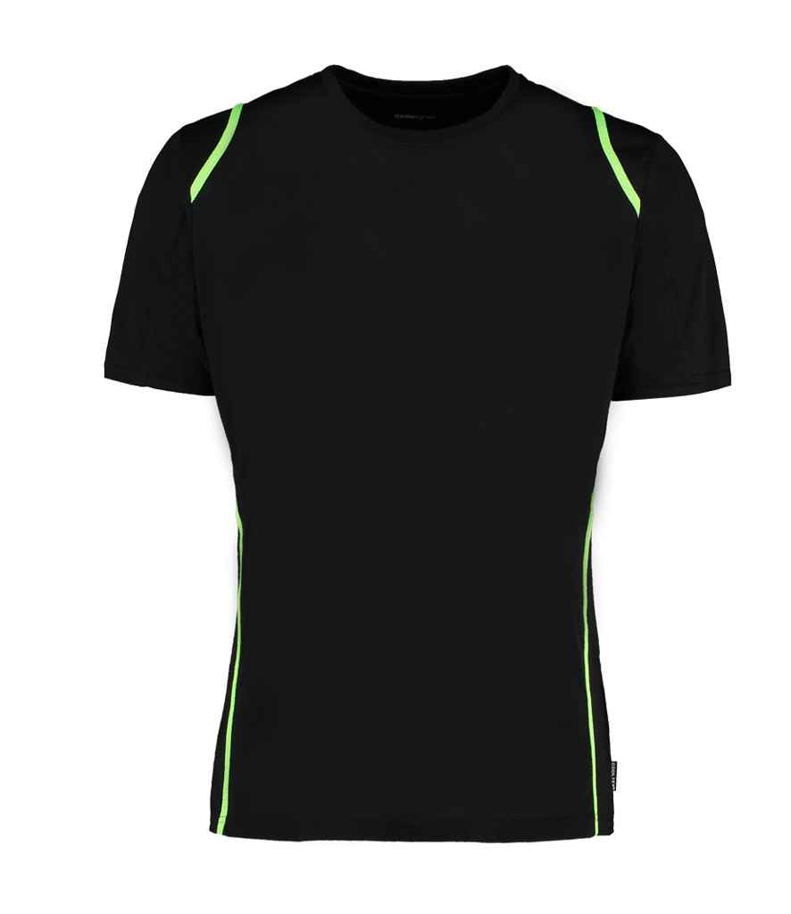 Kustom Kit Cooltex® T-Shirt - Black/Lime Green