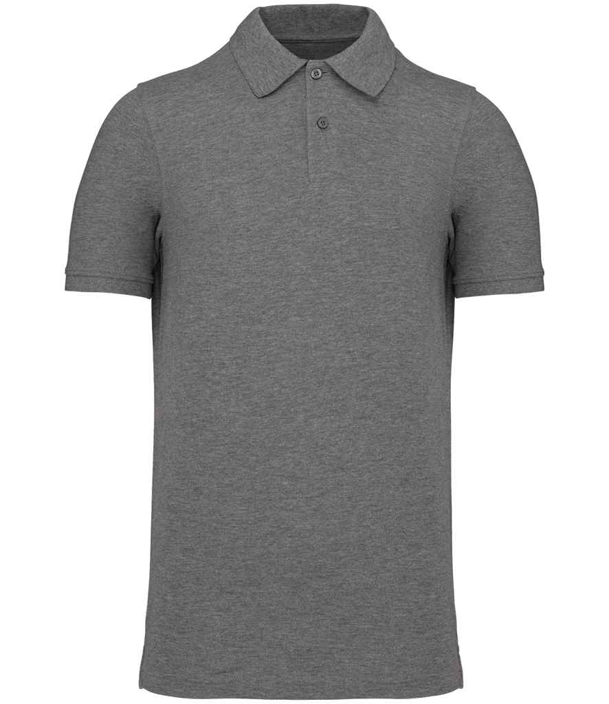 Kariban Organic 180 Piqué Polo Shirt - Grey Heather