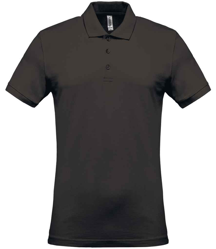 Kariban Short Sleeve Piqué Polo Shirt - Dark Grey