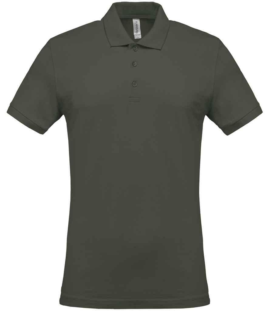 Kariban Short Sleeve Piqué Polo Shirt - Dark Khaki