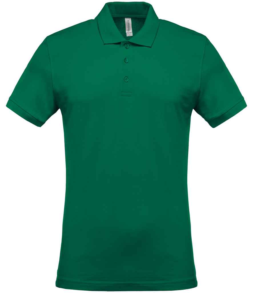 Kariban Short Sleeve Piqué Polo Shirt - Kelly Green