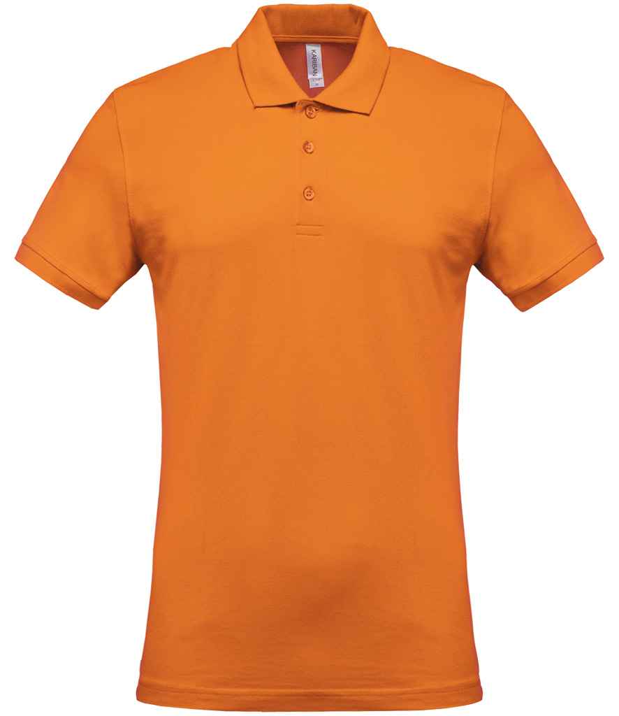 Kariban Short Sleeve Piqué Polo Shirt - Orange