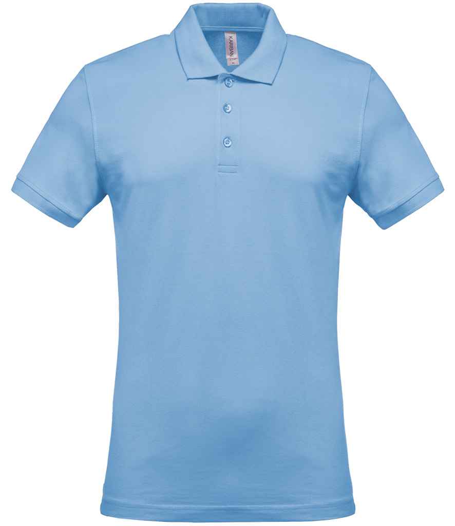 Kariban Short Sleeve Piqué Polo Shirt - Sky Blue