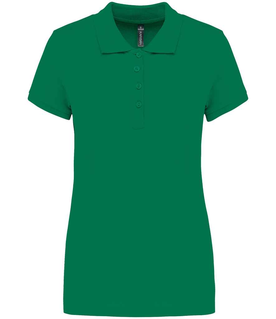 Kariban Ladies Short Sleeve Piqué Polo Shirt - Kelly Green