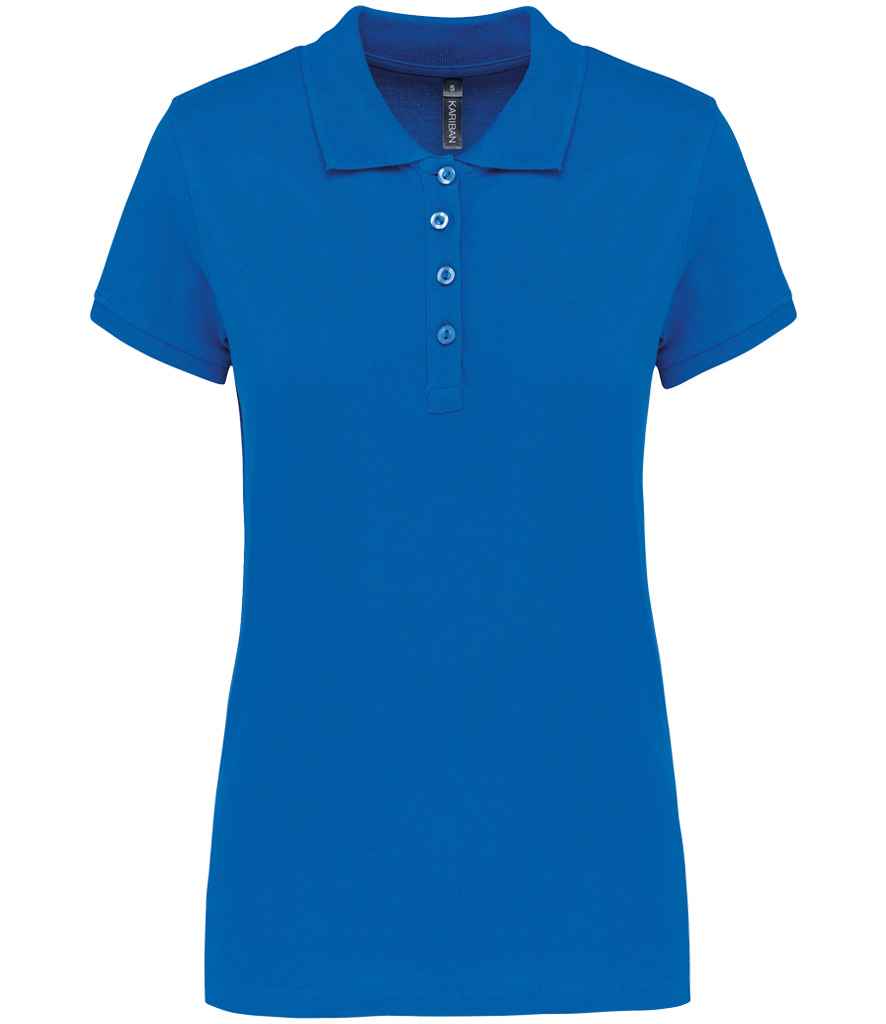Kariban Ladies Short Sleeve Piqué Polo Shirt - Light Royal Blue