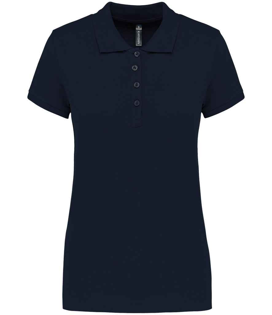 Kariban Ladies Short Sleeve Piqué Polo Shirt - Navy