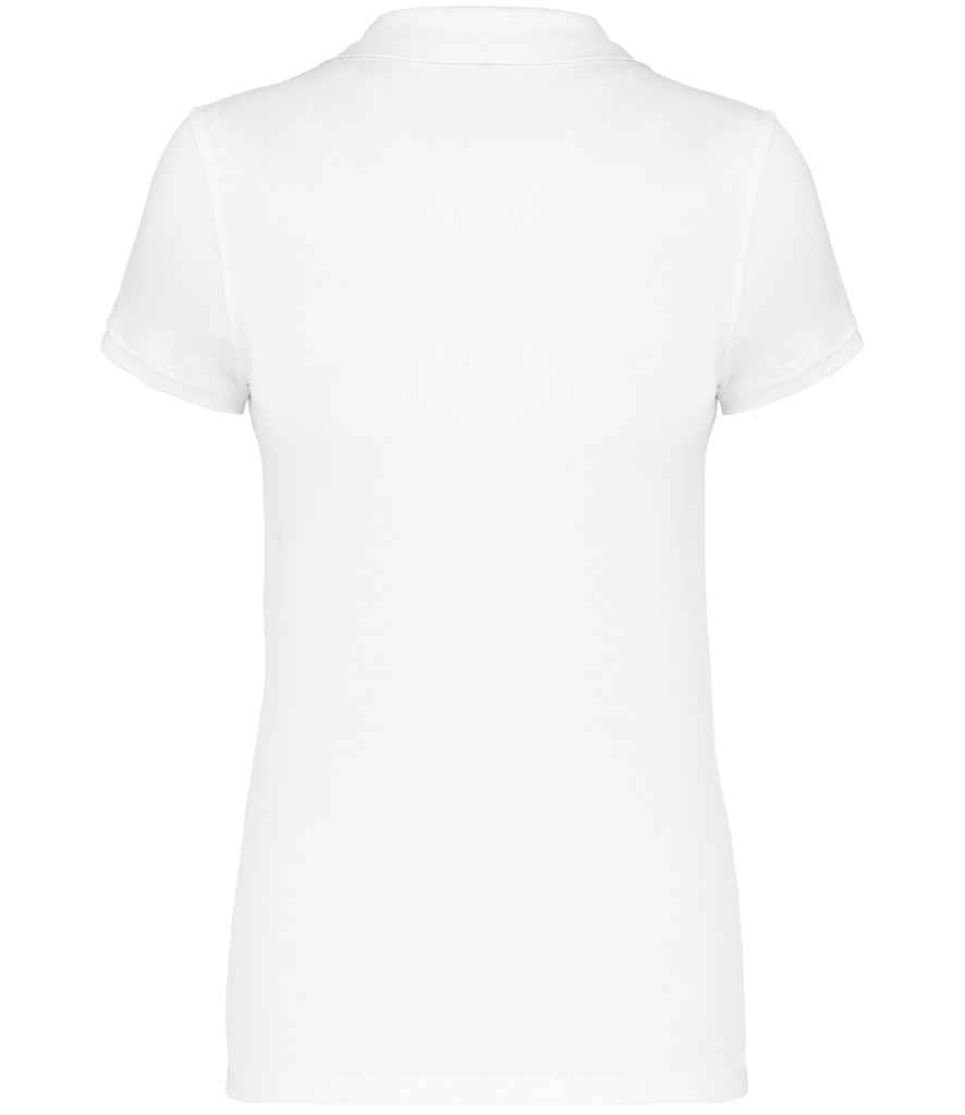 Kariban Ladies Short Sleeve Piqué Polo Shirt - White