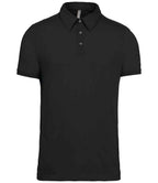 Kariban Jersey Polo Shirt - Black