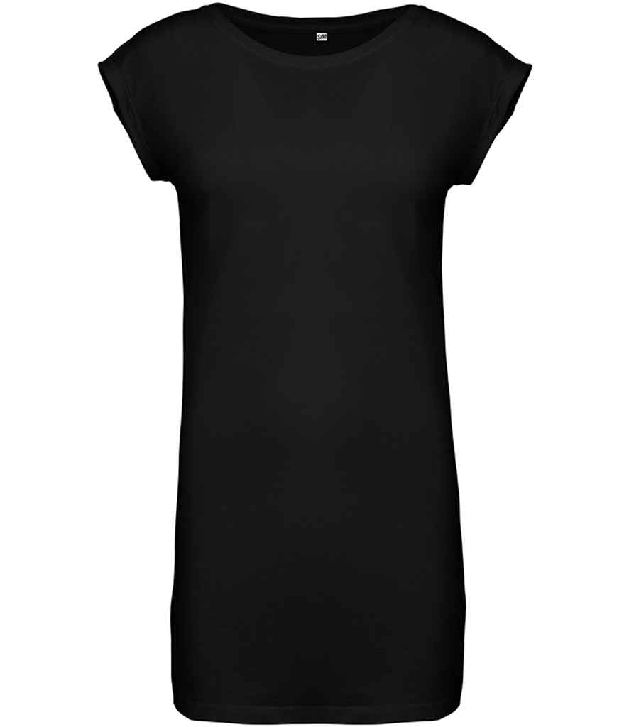 Kariban Ladies T-Shirt Dress - Black