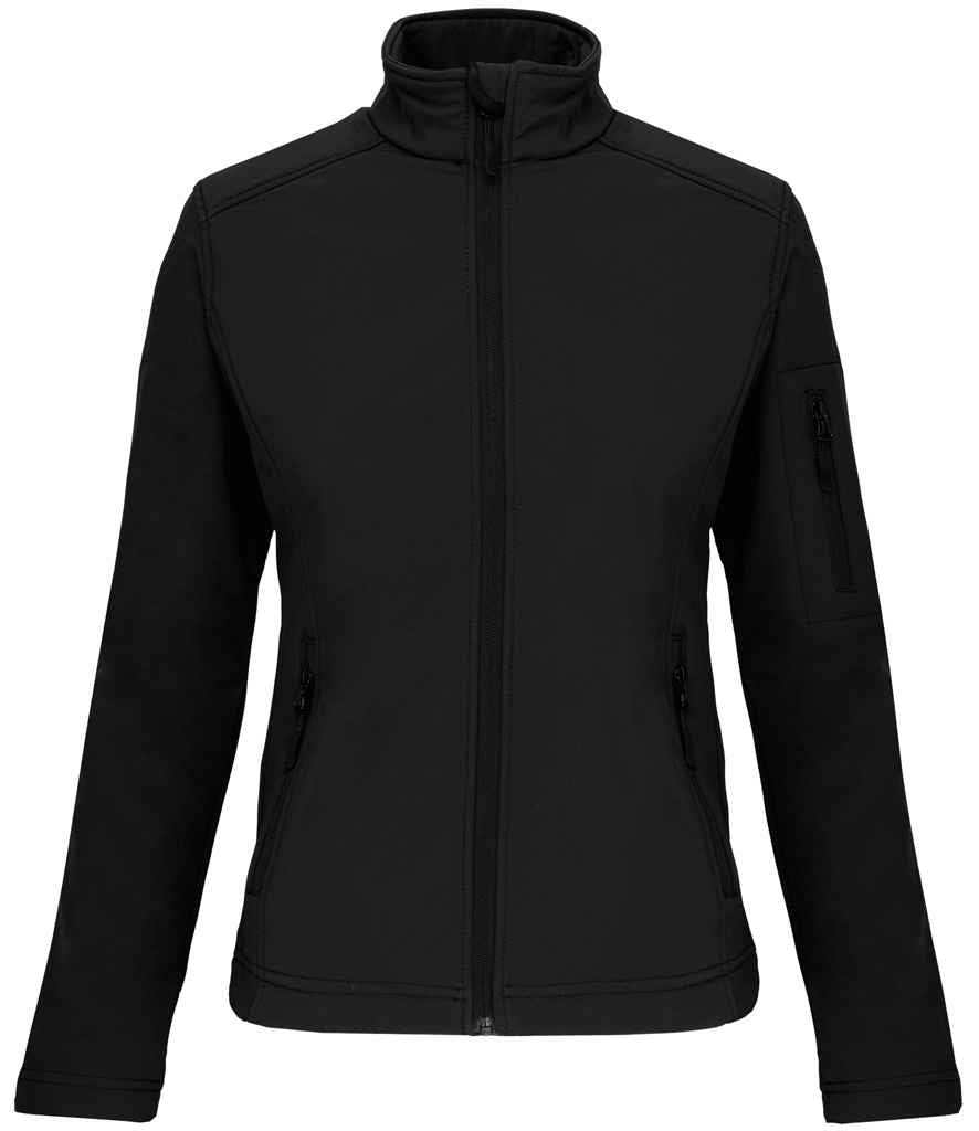 Kariban Ladies Soft Shell Jacket - Black