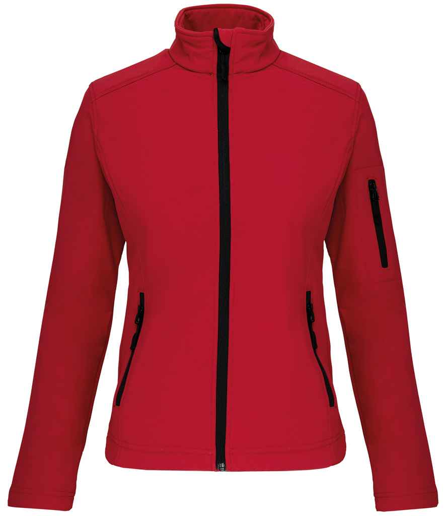 Kariban Ladies Soft Shell Jacket - Red